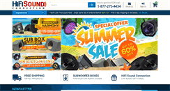Desktop Screenshot of hifisoundconnection.com